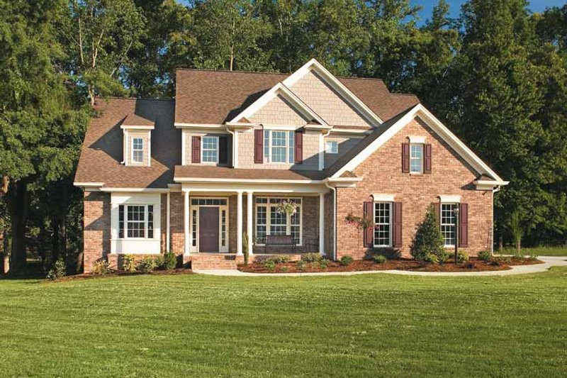 House Blueprint - Exterior - Front Elevation 3 for Traditional House Plan #927-862 - 4 bed, 3.5 bath