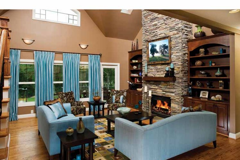 Dream House Plan - Interior - Family Room 1 for Craftsman House Plan #929-422 - 3 bed, 3.5 bath