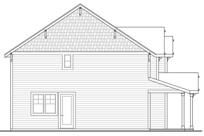 Dream House Plan - Exterior - Other Elevation for Country House Plan #124-968 - 3 bed, 2.5 bath