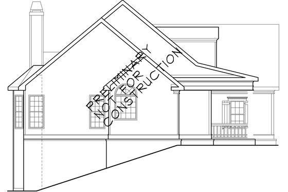 Exterior - Other Elevation for Classical House Plan #927-767 - 3 bed, 2.5 bath