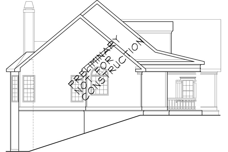 House Blueprint - Exterior - Other Elevation for Classical House Plan #927-767 - 3 bed, 2.5 bath