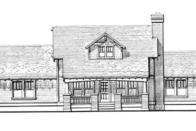 Dream House Plan - Exterior - Front Elevation 4 for Country House Plan #140-174 - 3 bed, 2.5 bath
