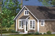 Cottage Style House Plan - 2 Beds 2 Baths 693 Sq/Ft Plan #513-2301 