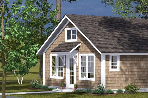 Exterior - Other Elevation 1 for Cottage House Plan #513-2301 - 2 bed, 2 bath