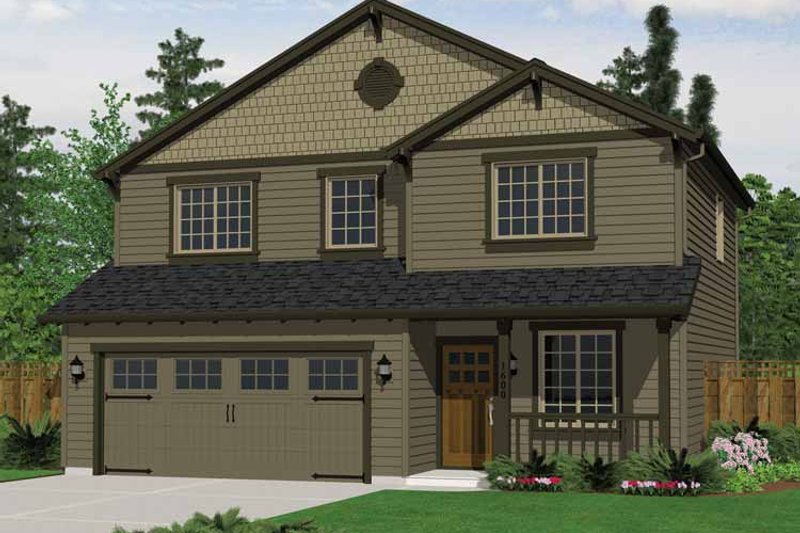 House Plan Design - Craftsman Exterior - Front Elevation Plan #943-18
