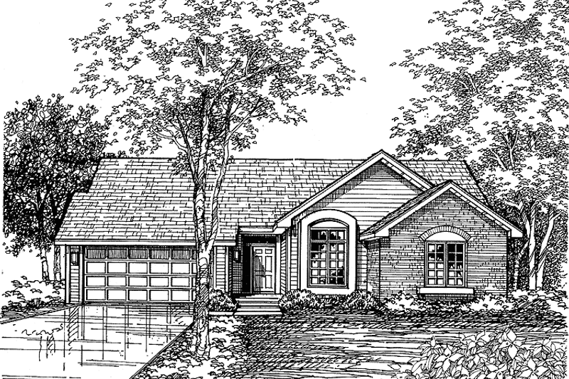 Home Plan - Ranch Exterior - Front Elevation Plan #320-622
