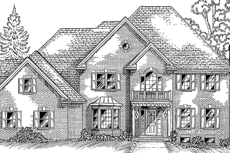 Home Plan - European Exterior - Front Elevation Plan #994-4