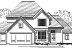 Traditional Exterior - Front Elevation Plan #67-834