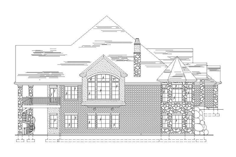 Home Plan - Exterior - Other Elevation for Contemporary House Plan #945-30 - 4 bed, 3.5 bath