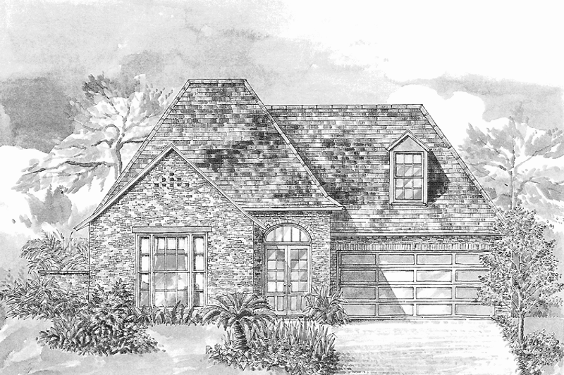 Dream House Plan - Country Exterior - Front Elevation Plan #301-151