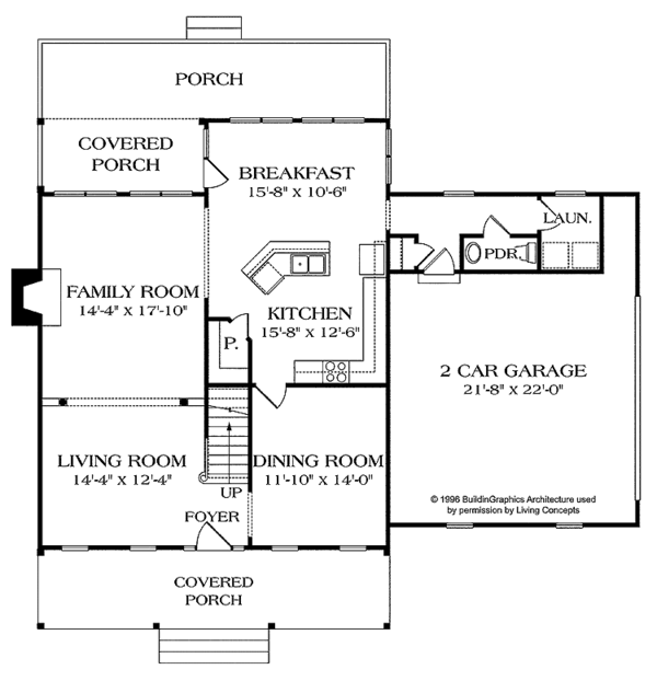 Dream House Plan - Classical Floor Plan - Main Floor Plan #453-129