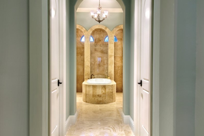 House Blueprint - Interior - Master Bathroom 1 for Mediterranean House Plan #930-446 - 3 bed, 3.5 bath