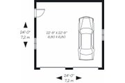 Craftsman Style House Plan - 0 Beds 0 Baths 576 Sq/Ft Plan #23-772 