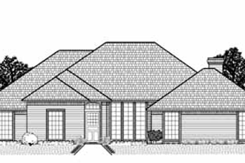 Traditional Style House Plan - 3 Beds 2.5 Baths 2454 Sq/Ft Plan #65-149