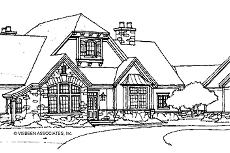 Home Plan - Country Exterior - Front Elevation Plan #928-73