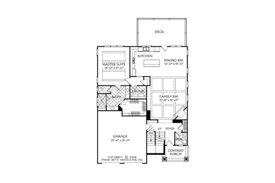 Floor Plan - Main Floor for Traditional House Plan #927-936 - 4 bed, 3.5 bath