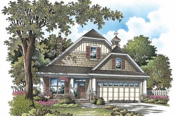 Exterior - Front Elevation 3 for Craftsman House Plan #929-869 - 3 bed, 3 bath