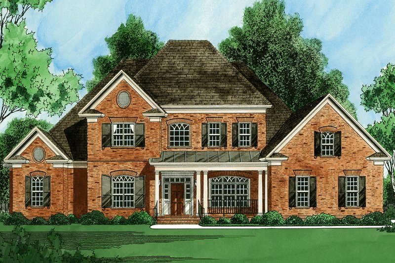 House Design - Traditional Exterior - Front Elevation Plan #1054-23