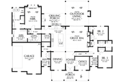 Farmhouse Style House Plan - 3 Beds 2.5 Baths 2671 Sq/Ft Plan #48-1186 