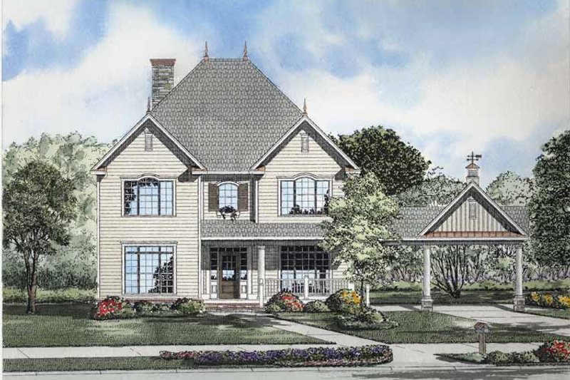 Home Plan - Classical Exterior - Front Elevation Plan #17-2857