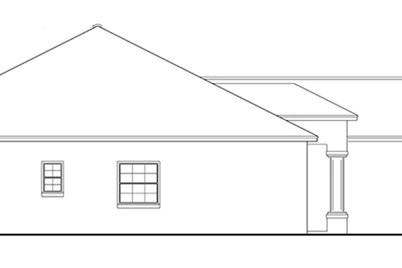 Dream House Plan - Exterior - Other Elevation 1 for Mediterranean House Plan #1058-76 - 4 bed, 2 bath