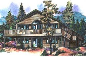 Traditional Exterior - Front Elevation Plan #18-9112