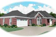 Traditional Style House Plan - 2 Beds 2 Baths 1727 Sq/Ft Plan #81-284 