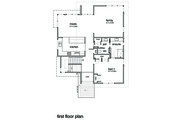 Modern Style House Plan - 3 Beds 2 Baths 2554 Sq/Ft Plan #496-20 