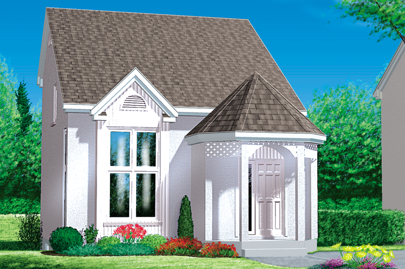 Dream House Plan - Cottage Exterior - Front Elevation Plan #25-2039