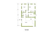 Farmhouse Style House Plan - 2 Beds 1 Baths 960 Sq/Ft Plan #1106-173 Floor 