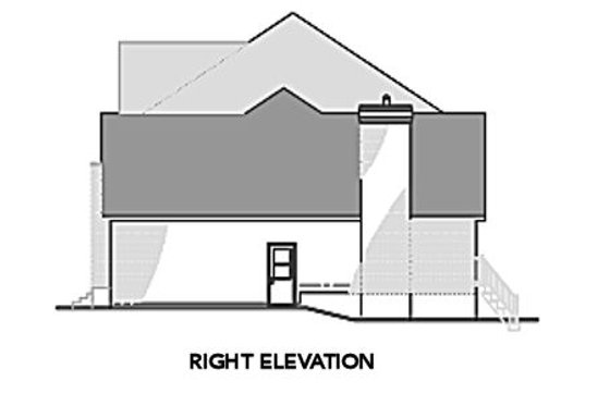 Exterior - Other Elevation 1 for European House Plan #138-164 - 3 bed, 1.5 bath