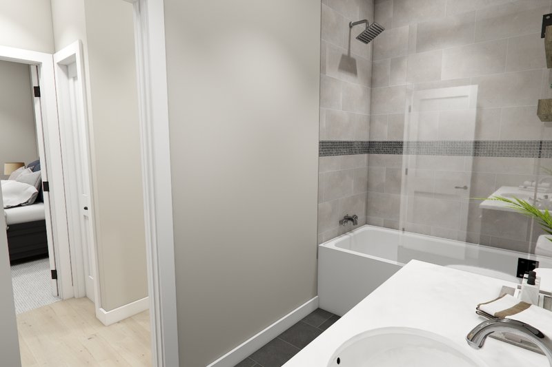 House Design - Interior - Bathroom for Bungalow House Plan #51-1402 - 3 bed, 2 bath