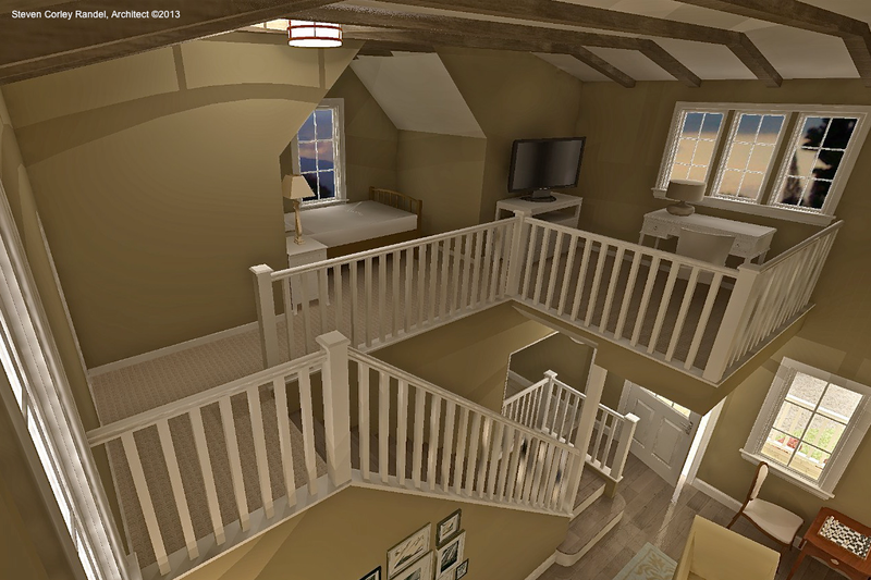 House Design - Photo 2 for Cottage House Plan #489-5 - 1 bed, 1 bath