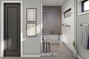 Interior - Master Bathroom 1 for Barndominium House Plan #455-251 - 4 bed, 2 bath