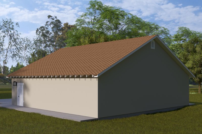 Home Plan - Exterior - Rear Elevation for Ranch House Plan #1060-309, 0 bath