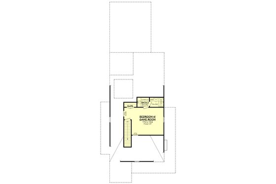 Floor Plan - Upper Floor for Farmhouse House Plan #430-274 - 4 bed, 3.5 bath