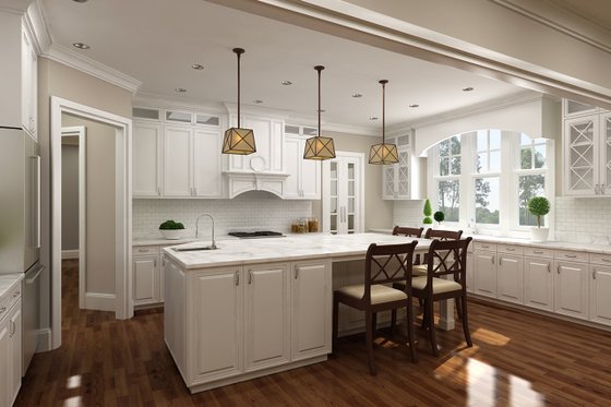 Interior - Kitchen for European House Plan #119-427 - 3 bed, 2.5 bath