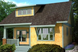 Craftsman Exterior - Front Elevation Plan #461-17