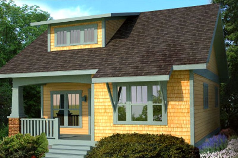 House Plan Design - Craftsman Exterior - Front Elevation Plan #461-17