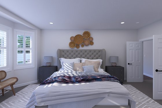 Interior - Master Bedroom 2 for Craftsman House Plan #1060-356 - 3 bed, 2.5 bath