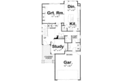 Craftsman Style House Plan - 4 Beds 3 Baths 2346 Sq/Ft Plan #20-1694 