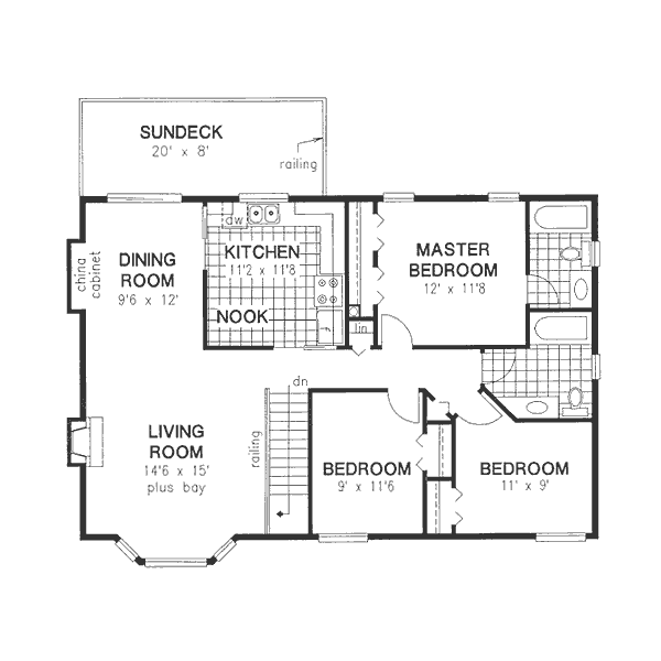 Traditional Floor Plan - Main Floor Plan #18-9231
