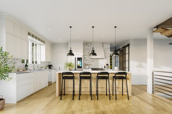 Interior - Kitchen for Country House Plan #23-2791 - 4 bed, 2.5 bath