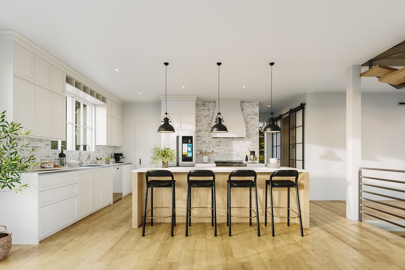 House Design - Interior - Kitchen for Country House Plan #23-2791 - 4 bed, 2.5 bath