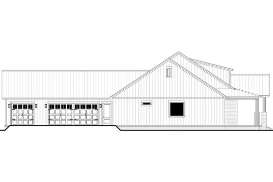 Exterior - Other Elevation for Farmhouse House Plan #430-422 - 3 bed, 2.5 bath
