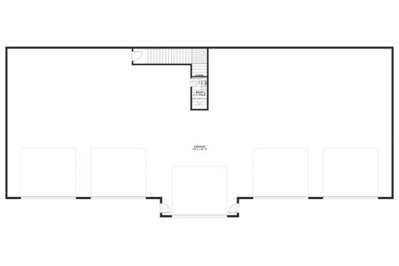 Floor Plan - Main Floor for Barndominium House Plan #1060-83 - 3 bed, 3 bath