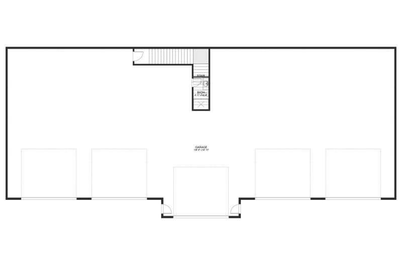 House Blueprint - Floor Plan - Main Floor for Barndominium House Plan #1060-83 - 3 bed, 3 bath