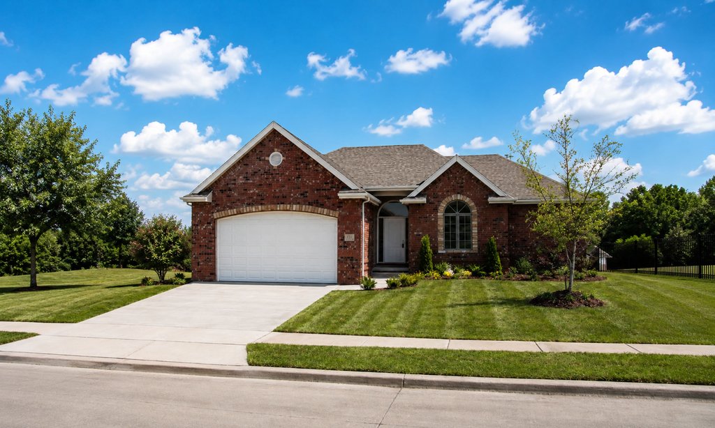 Exterior - Front Elevation 2 for European House Plan #20-1422 - 2 bed, 2 bath