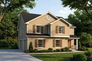 Traditional Style House Plan - 2 Beds 1 Baths 973 Sq/Ft Plan #22-404 Exterior 
