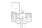 Classical Style House Plan - 5 Beds 3.5 Baths 3394 Sq/Ft Plan #17-2618 